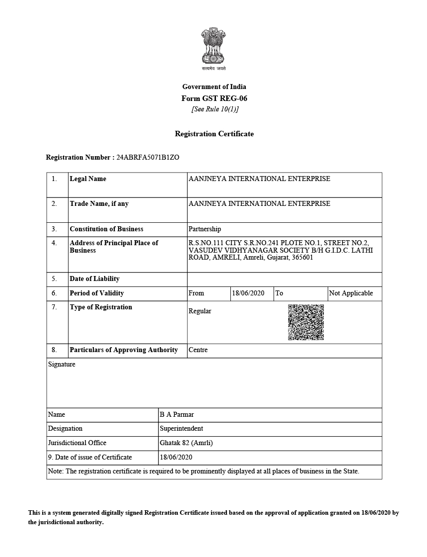 GST Certified